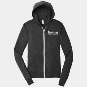 Unisex Triblend Full Zip Lightweight Hoodie Thumbnail