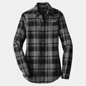 Ladies Plaid Flannel Tunic Thumbnail