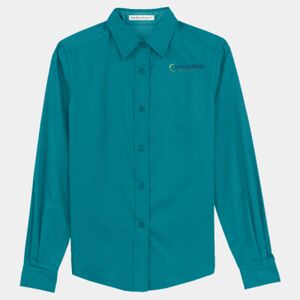 Ladies Long Sleeve Easy Care Shirt Thumbnail