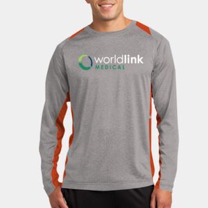 Long Sleeve Heather Colorblock Contender ™ Tee Thumbnail