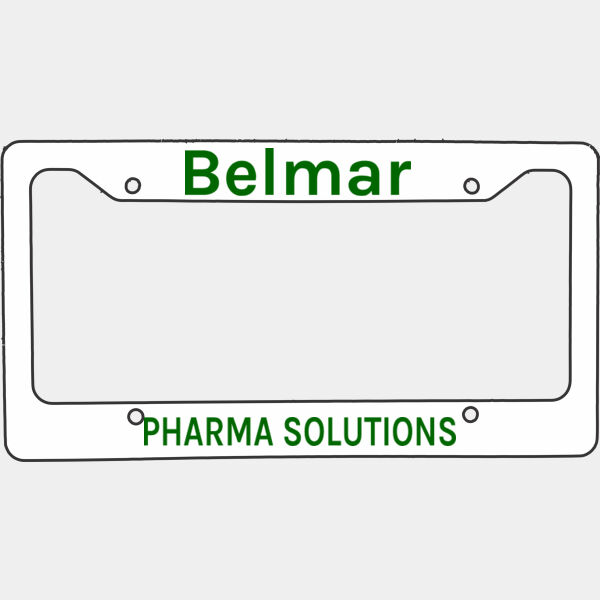 Belmar Aluminum License Plate Frame Thumbnail